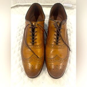 Allen Edmonds Tan McAllister Wingtips 12EEE